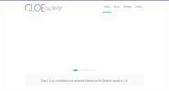 Desktop Screenshot of cloebydesign.com